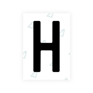 Alite Nanofilm for Colombia number plates - Symbol "H"