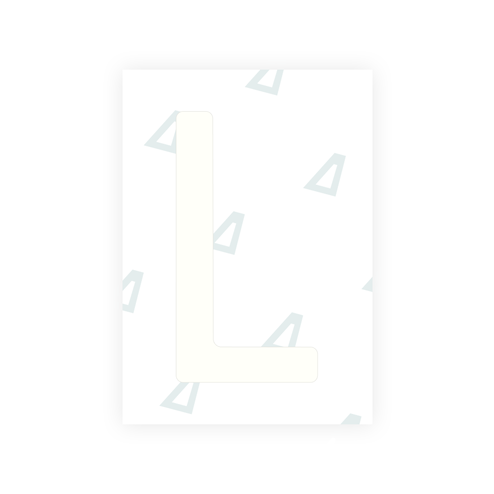Alite Nanofilm for Colombia number plates - Symbol "L"