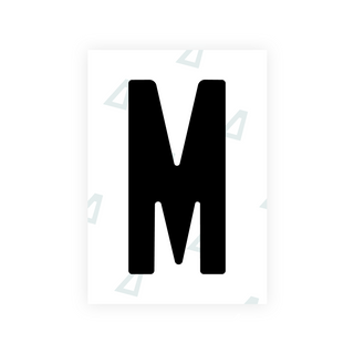 Alite Nanofilm for Colombia number plates - Symbol "M"