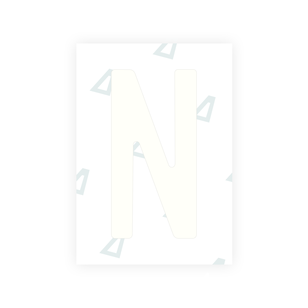 Alite Nanofilm for Colombia number plates - Symbol "N"