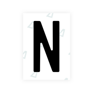 Alite Nanofilm for Colombia number plates - Symbol "N"