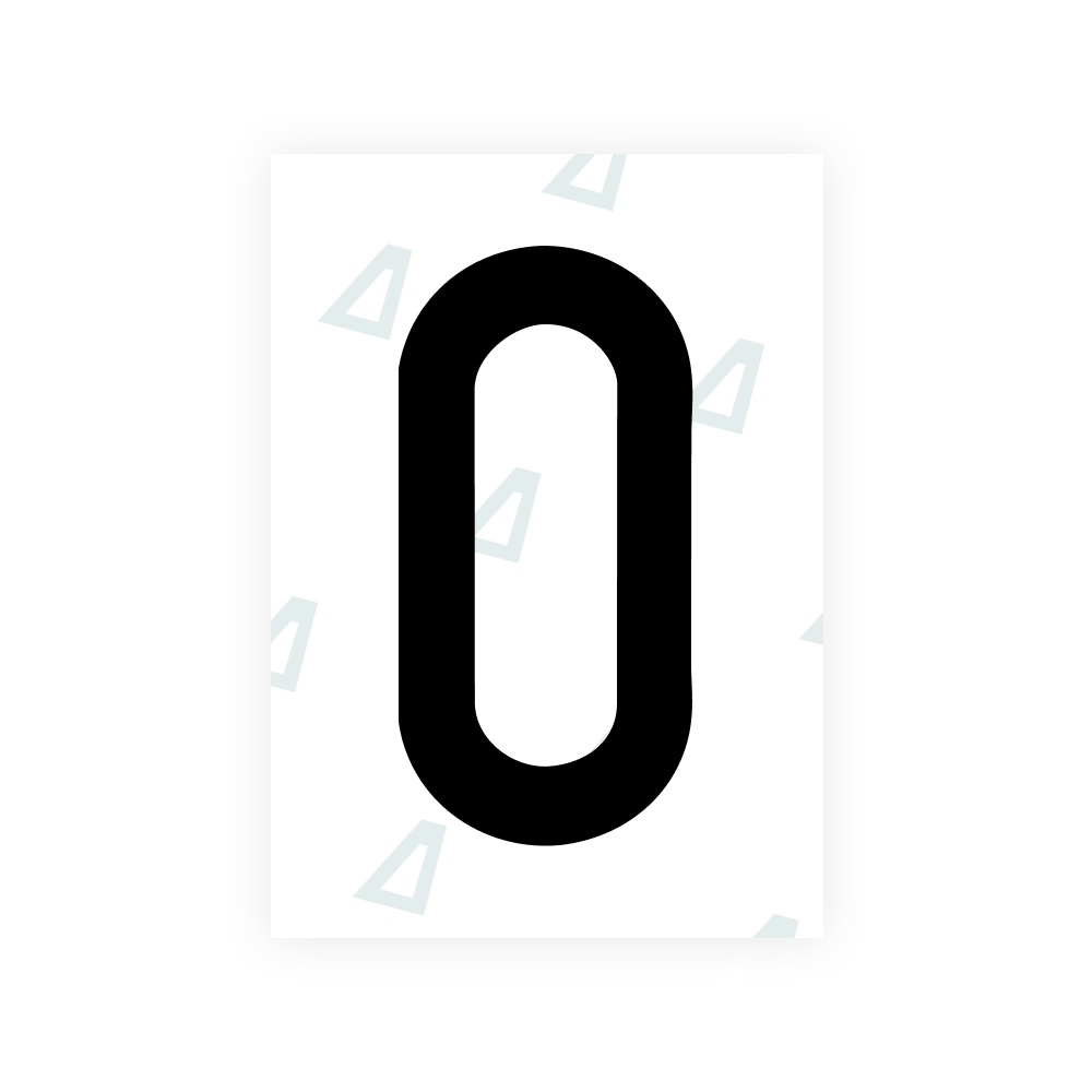 Alite Nanofilm for Colombia number plates - Symbol "O"