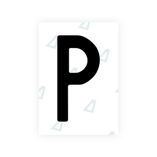 Alite Nanofilm for Colombia number plates - Symbol "P"