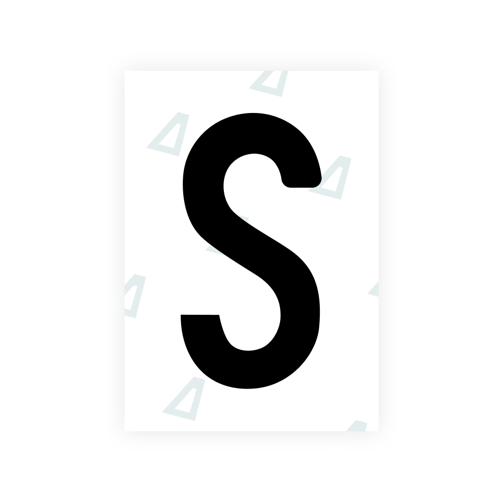 Alite Nanofilm for Colombia number plates - Symbol "S"