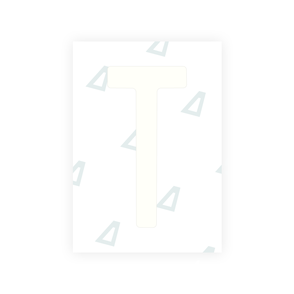 Alite Nanofilm for Colombia number plates - Symbol "T"