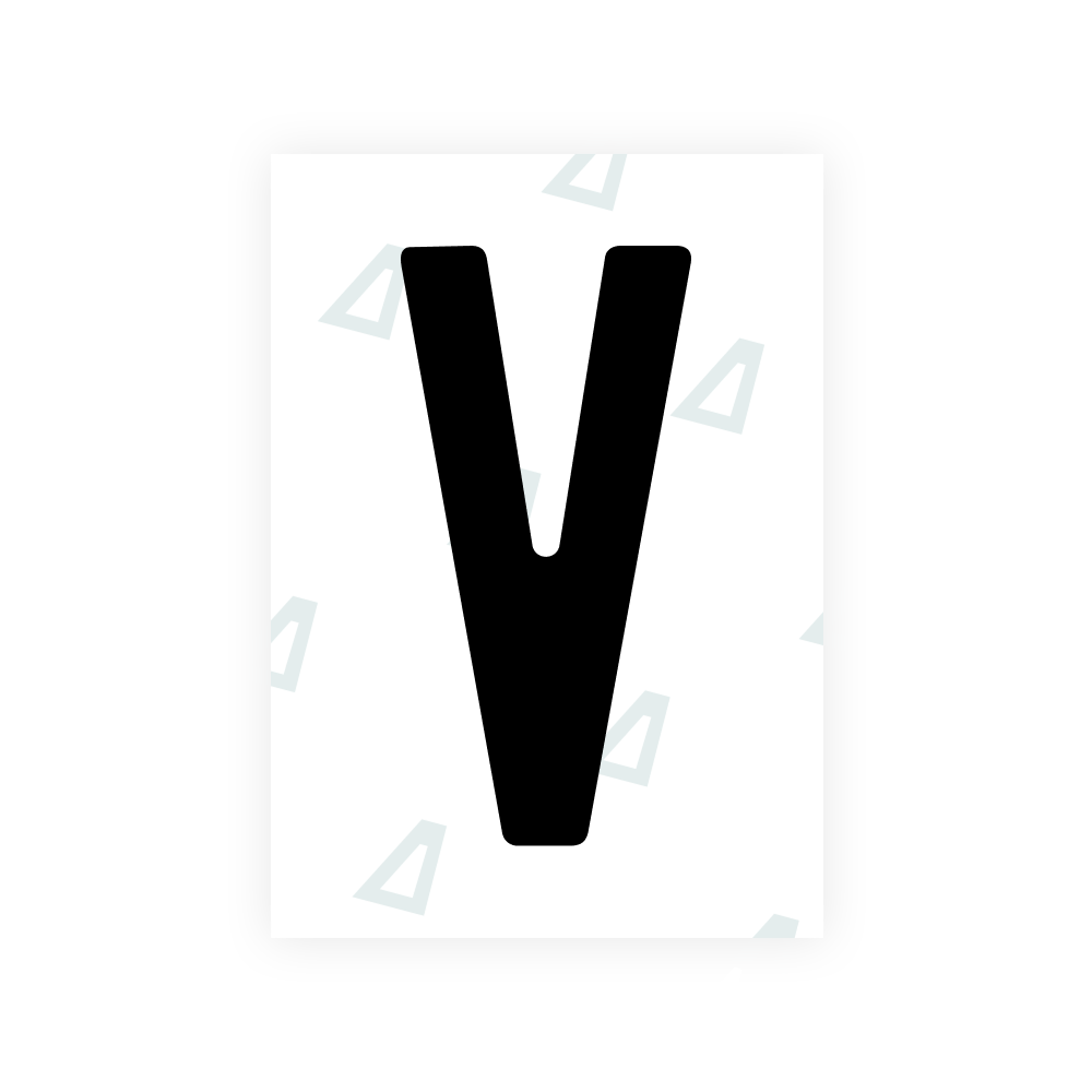 Alite Nanofilm for Colombia number plates - Symbol "V"