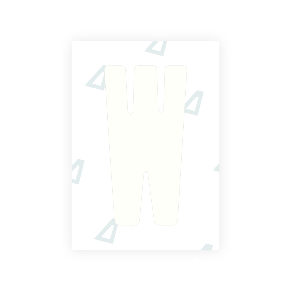 Alite Nanofilm for Colombia number plates - Symbol "W"