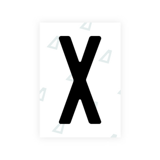 Alite Nanofilm for Colombia number plates - Symbol "X"