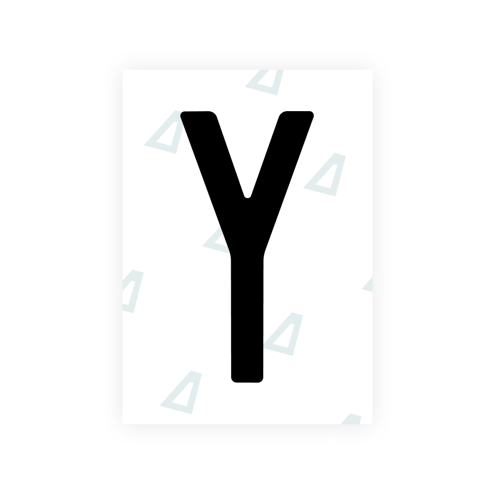 Alite Nanofilm for Colombia number plates - Symbol "Y"