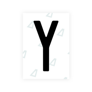 Alite Nanofilm for Colombia number plates - Symbol "Y"
