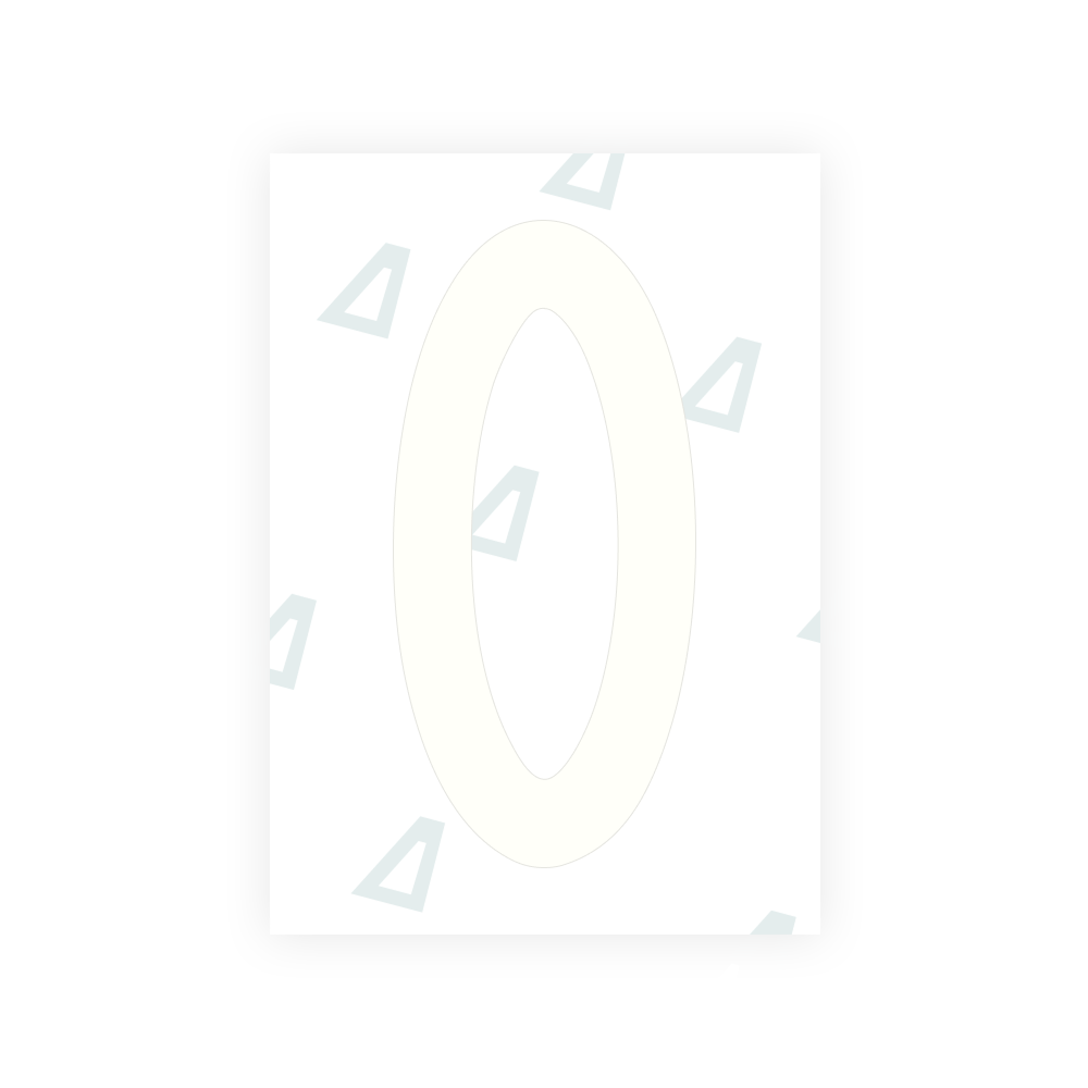 Alite Nanofilm per targhe USA (Colorado) - Simbolo "0"