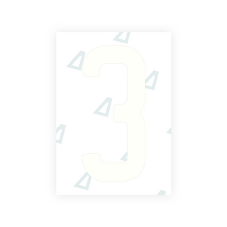 Nanofilme Alite para placas de veículos dos EUA (Colorado) - Símbolo "3"