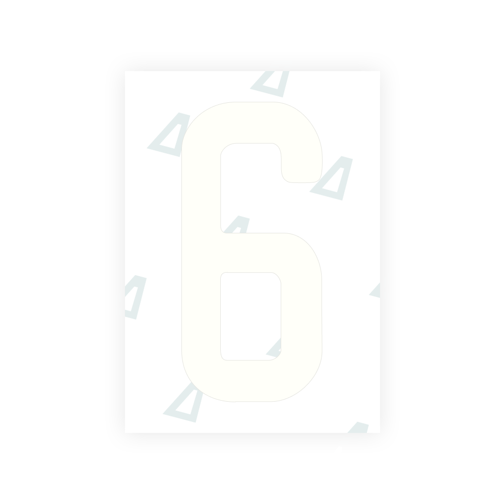 Alite Nanofilm per targhe USA (Colorado) - Simbolo "6"