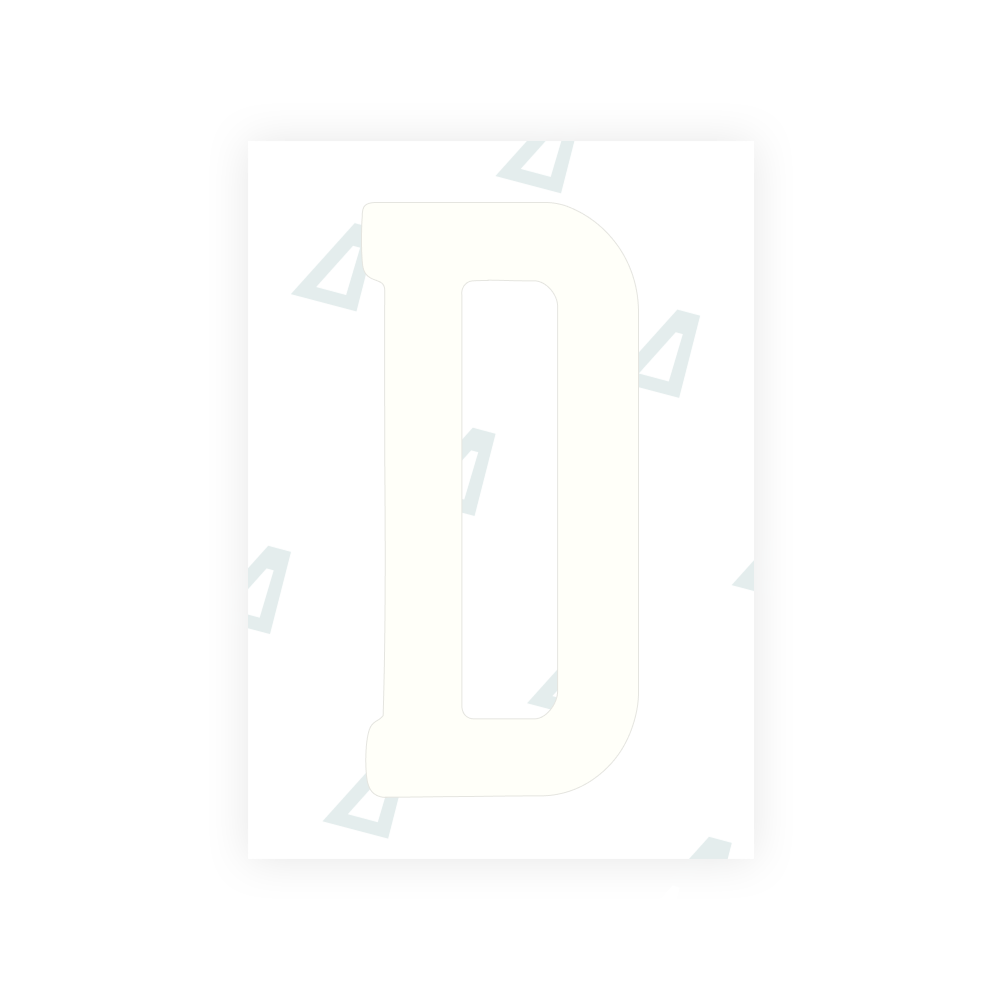 Alite Nanofilm pour plaques d'immatriculation américaines (Colorado) - Symbole « D »