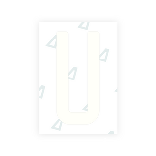 Nanofilme Alite para placas de veículos dos EUA (Colorado) - Símbolo "U"
