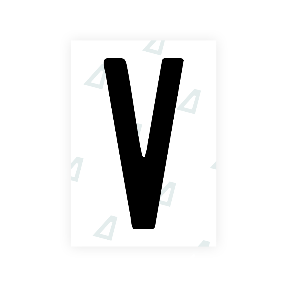 Alite Nanofilm per targhe USA (Colorado) - Simbolo "V"