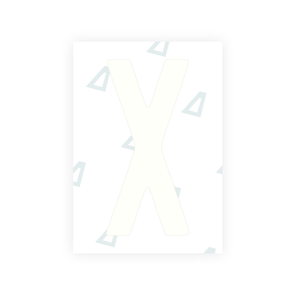 Alite Nanofilm per targhe USA (Colorado) - Simbolo "X"