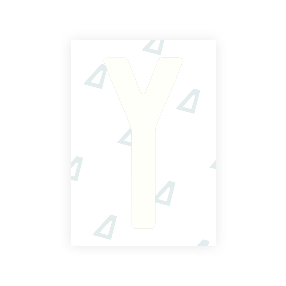 Nanofilme Alite para placas de veículos dos EUA (Colorado) - Símbolo "Y"