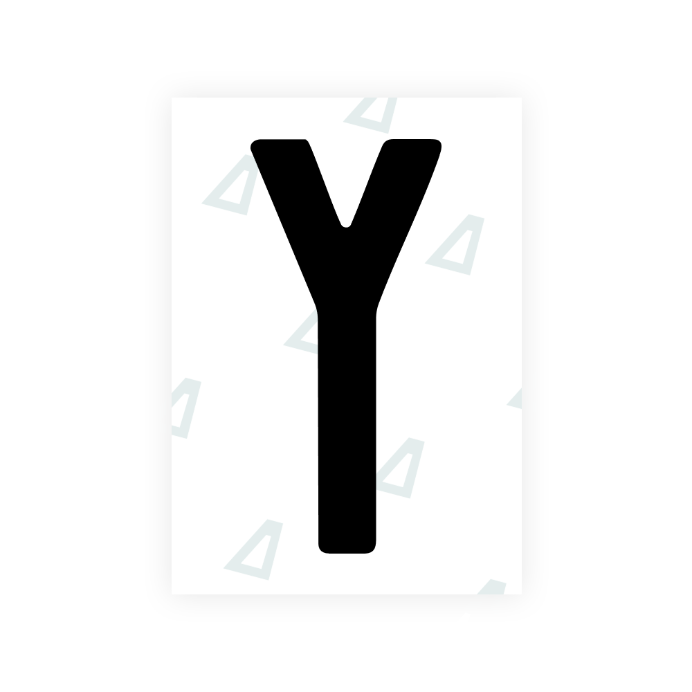 Nanofilme Alite para placas de veículos dos EUA (Colorado) - Símbolo "Y"