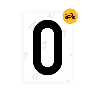 Alite Nanofilm for Czech Moto license plates - Symbol "O" - Alite