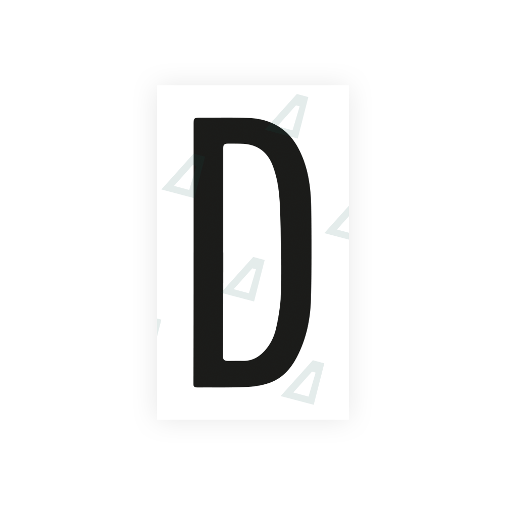 Alite Nanofilm for Mexico license plates - Symbol "D" - Alite