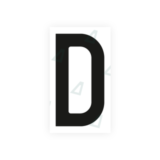 Alite Nanofilm for Czech Republic license plates - Symbol "D" - Alite