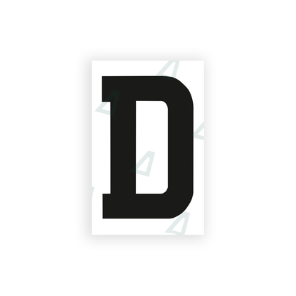 Alite Nanofilm for United Kingdom license plates - Symbol "D" - Alite