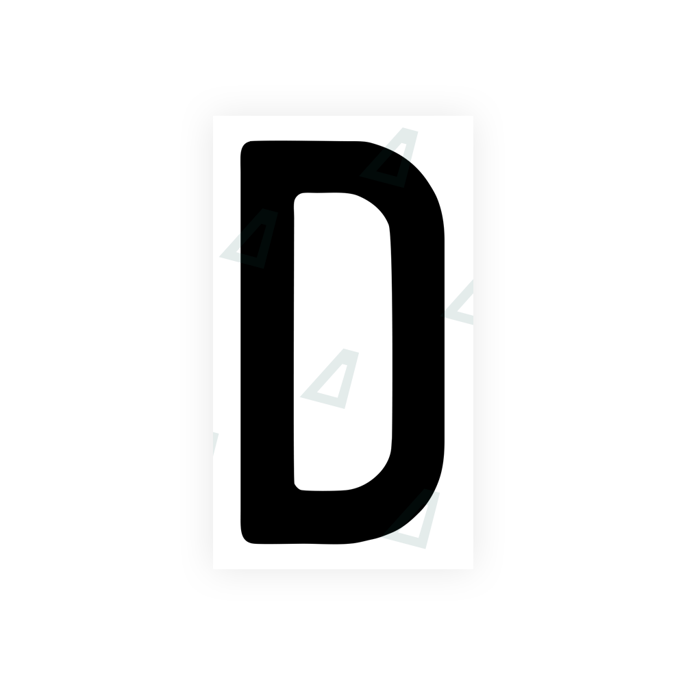 Alite Nanofilm for front Switzerland license plates - Symbol "D" - Alite
