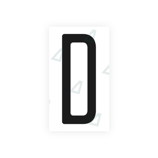 Alite Nanofilm for US (Illinois 2006 - Square) license plates - Symbol "D" - Alite