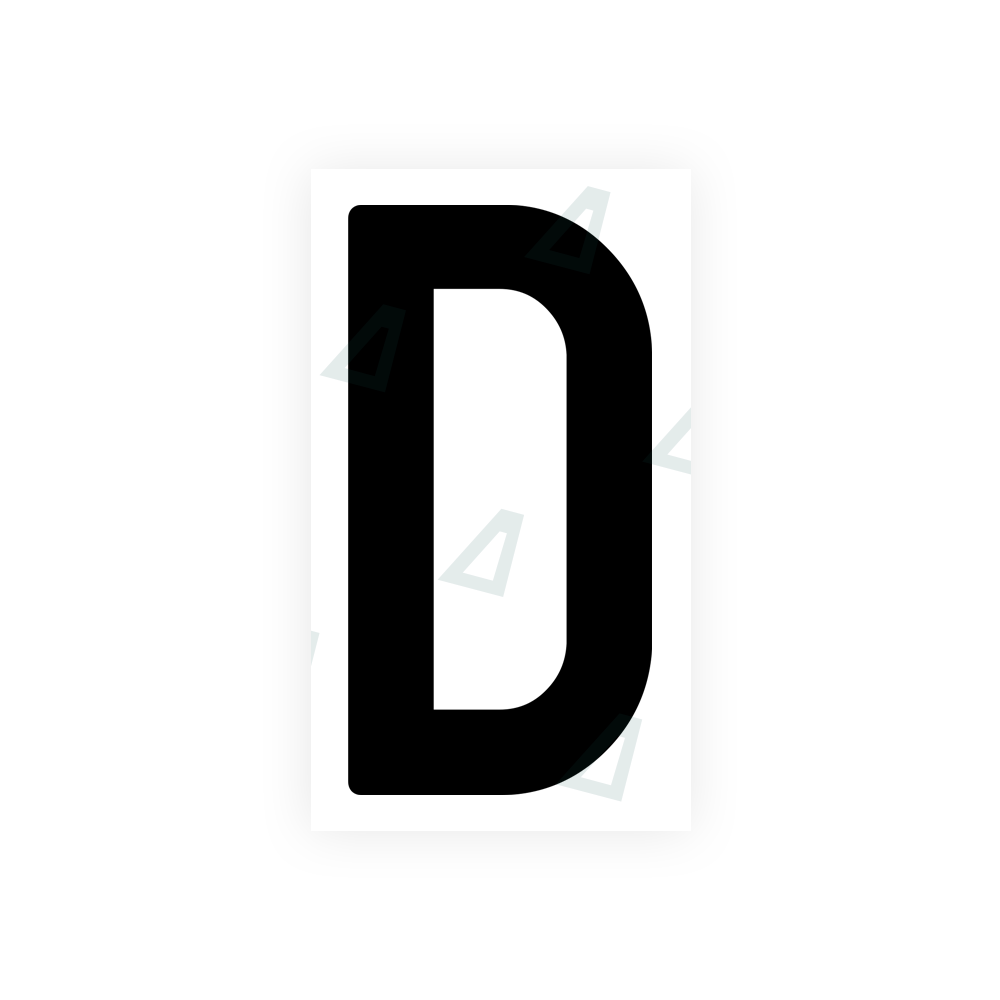 Alite Nanofilm for India license plates - Symbol "D" - Alite