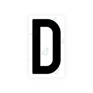 Alite Nanofilm for India license plates - Symbol "D" - Alite