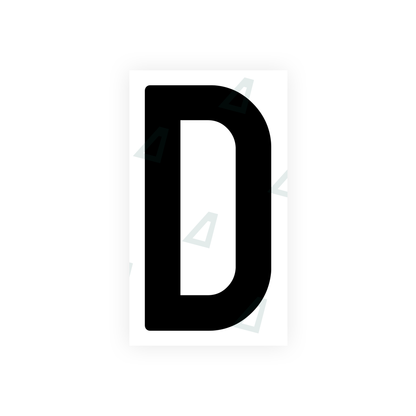 Alite Nanofilm for India license plates - Symbol "D" - Alite