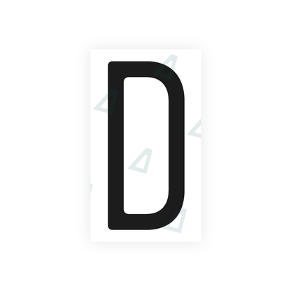 Alite Nanofilm for US (Missouri) license plates - Symbol "D" - Alite