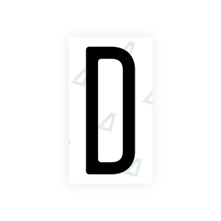 Alite Nanofilm for US (Wisconsin) license plates - Symbol "D" - Alite