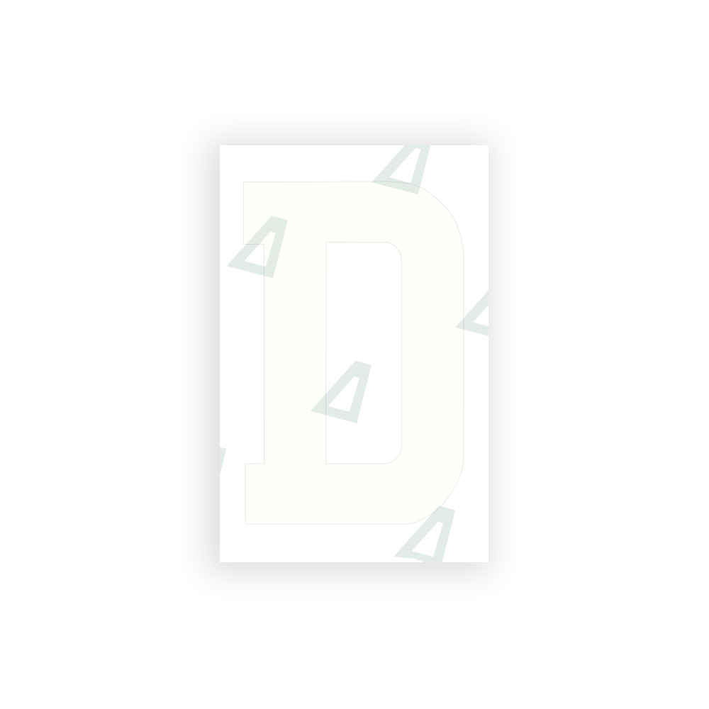 Alite Nanofilm for United Kingdom license plates - Symbol "D" - Alite