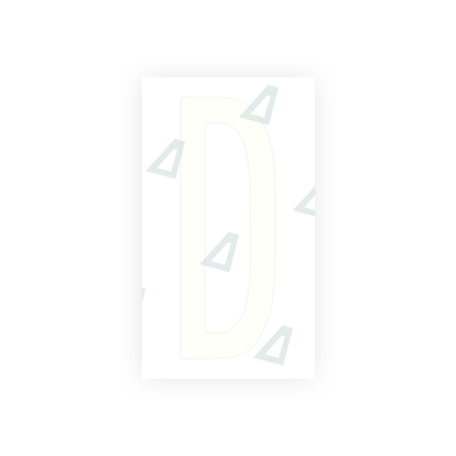 Alite Nanofilm for US (New York 1986) license plates - Symbol "D" - Alite