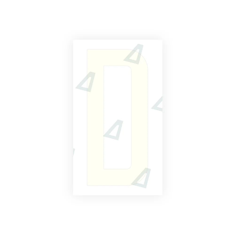 Alite Nanofilm for US (Oklahoma) Moto license plates - Symbol "D" - Alite