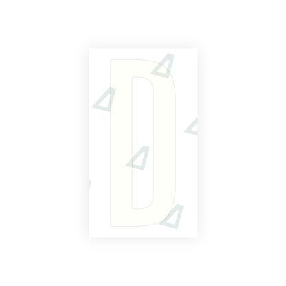 Alite Nanofilm for US (Ohio 2021) license plates - Symbol "D" - Alite