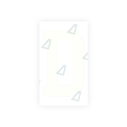 Alite Nanofilm for Uruguay license plates - Symbol "D" - Alite