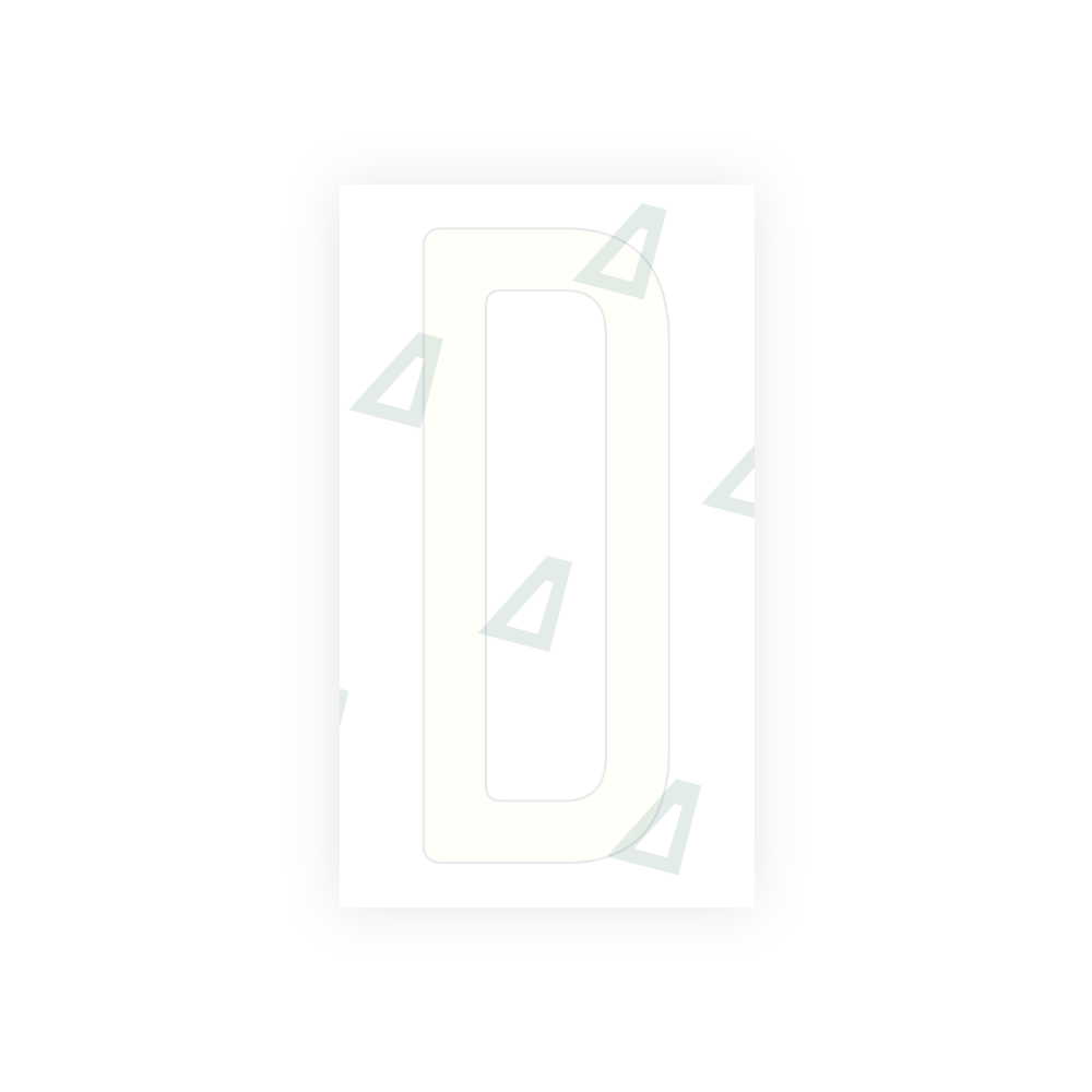 Alite Nanofilm for US (Ohio 2013) license plates - Symbol "D" - Alite