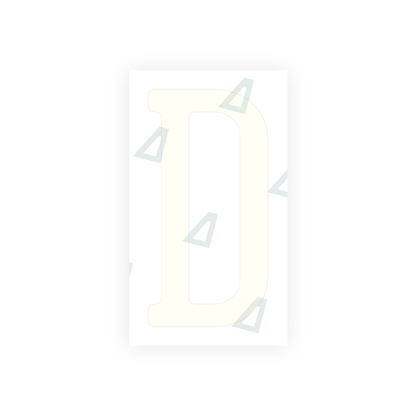 Alite Nanofilm for US (California) license plates - Symbol "D" - Alite