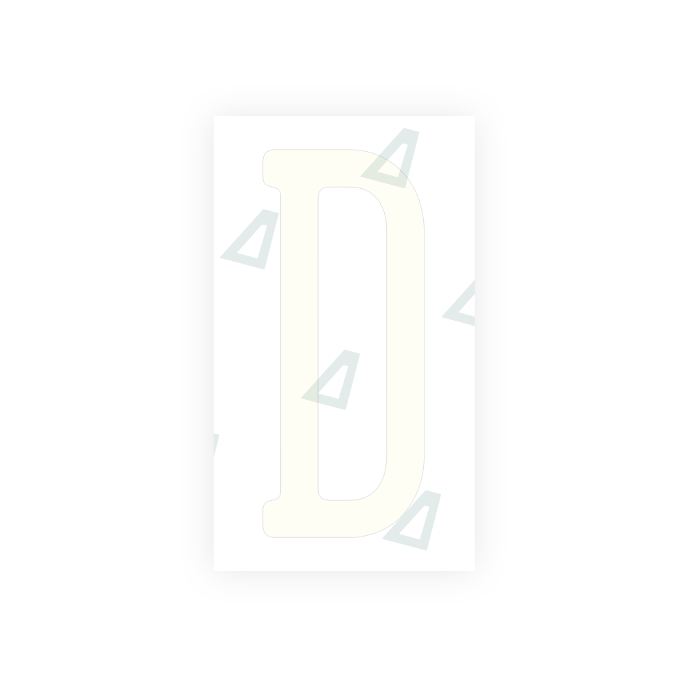 Alite Nanofilm for US (Pennsylvania) license plates - Symbol "D" - Alite