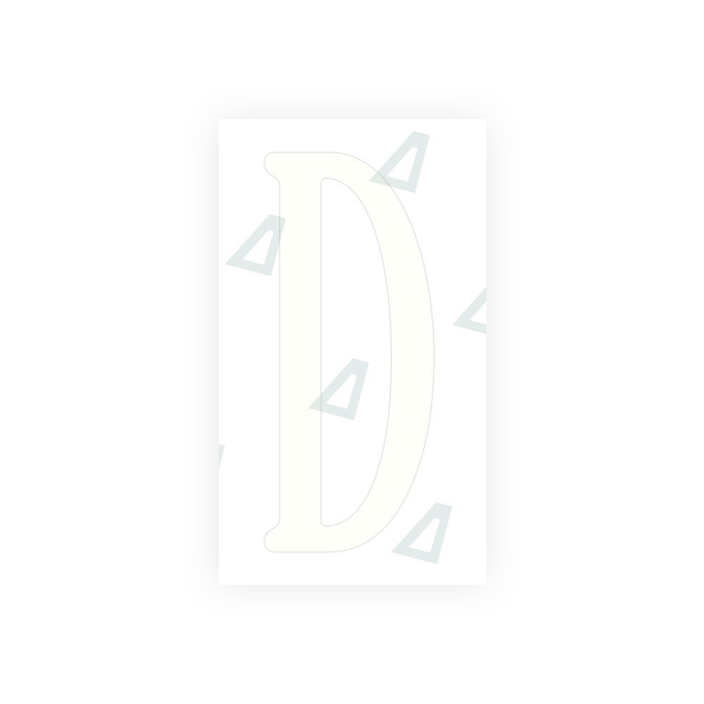 Alite Nanofilm for US (Virginia) license plates - Symbol "D" - Alite