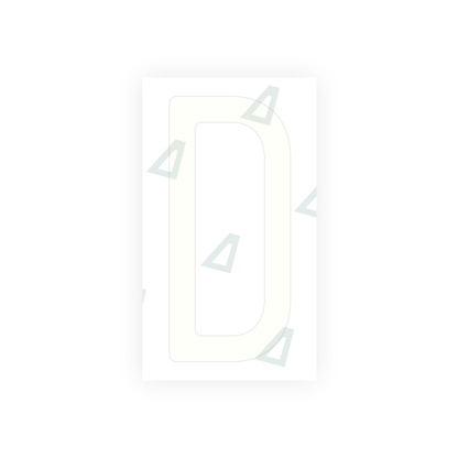 Alite Nanofilm for US (Massachusetts) license plates - Symbol "D" - Alite