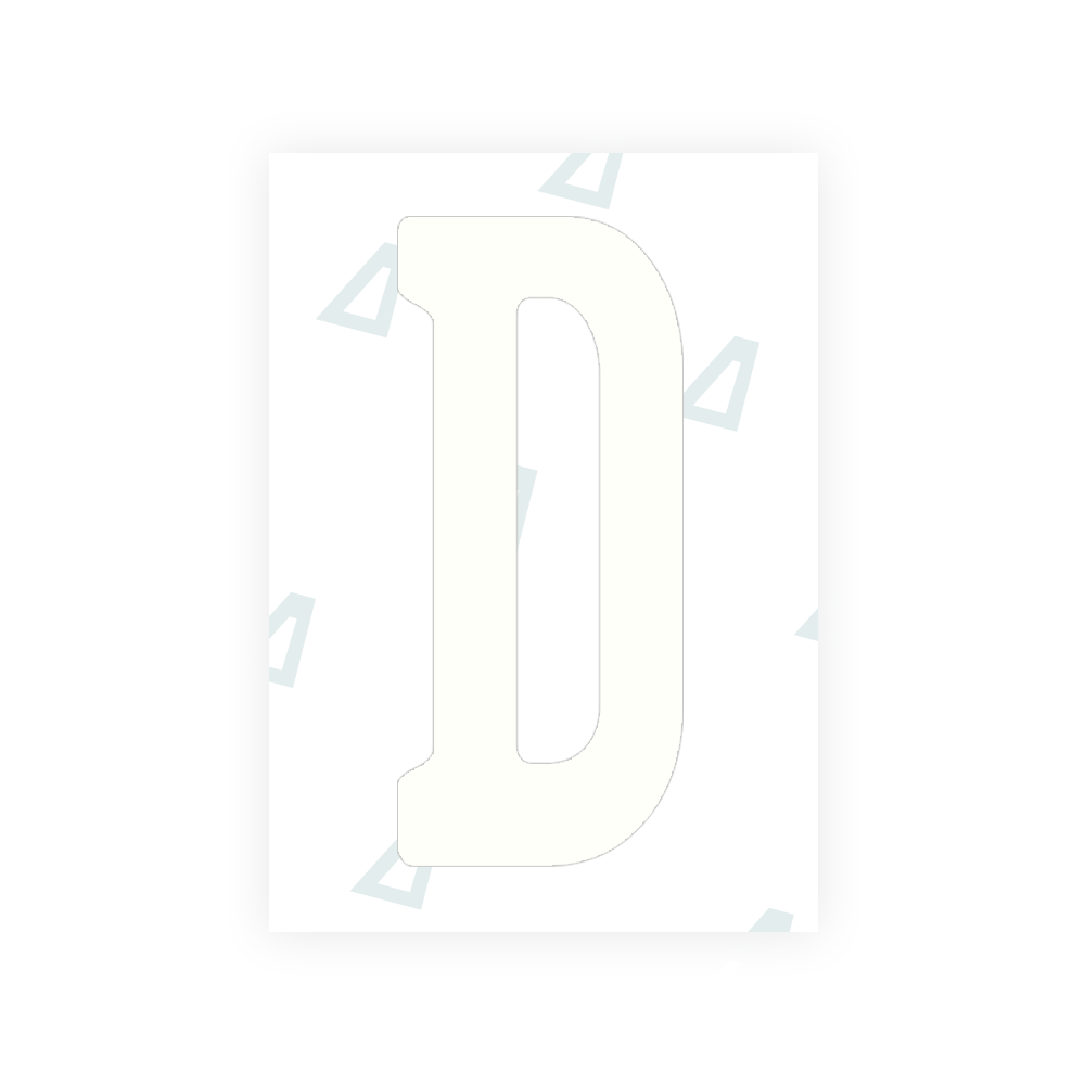 Alite Nanofilm for Guatemala license plates - Symbol "D" - Alite