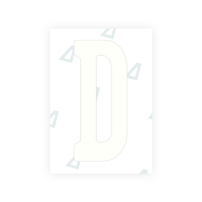 Alite Nanofilm for Guatemala license plates - Symbol "D" - Alite