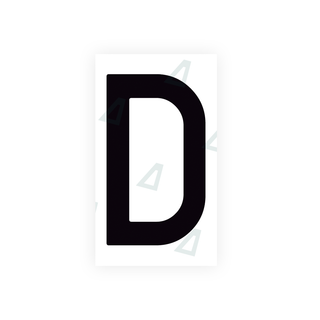Alite Nanofilm for Spain Flat license plates - Symbol "D" - Alite