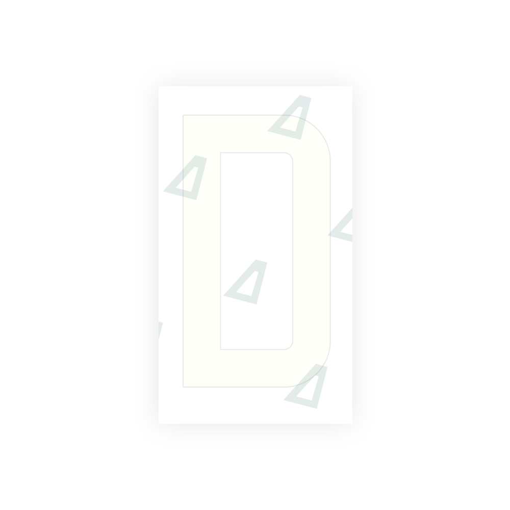 Alite Nanofilm for France license plates - Symbol "D" - Alite