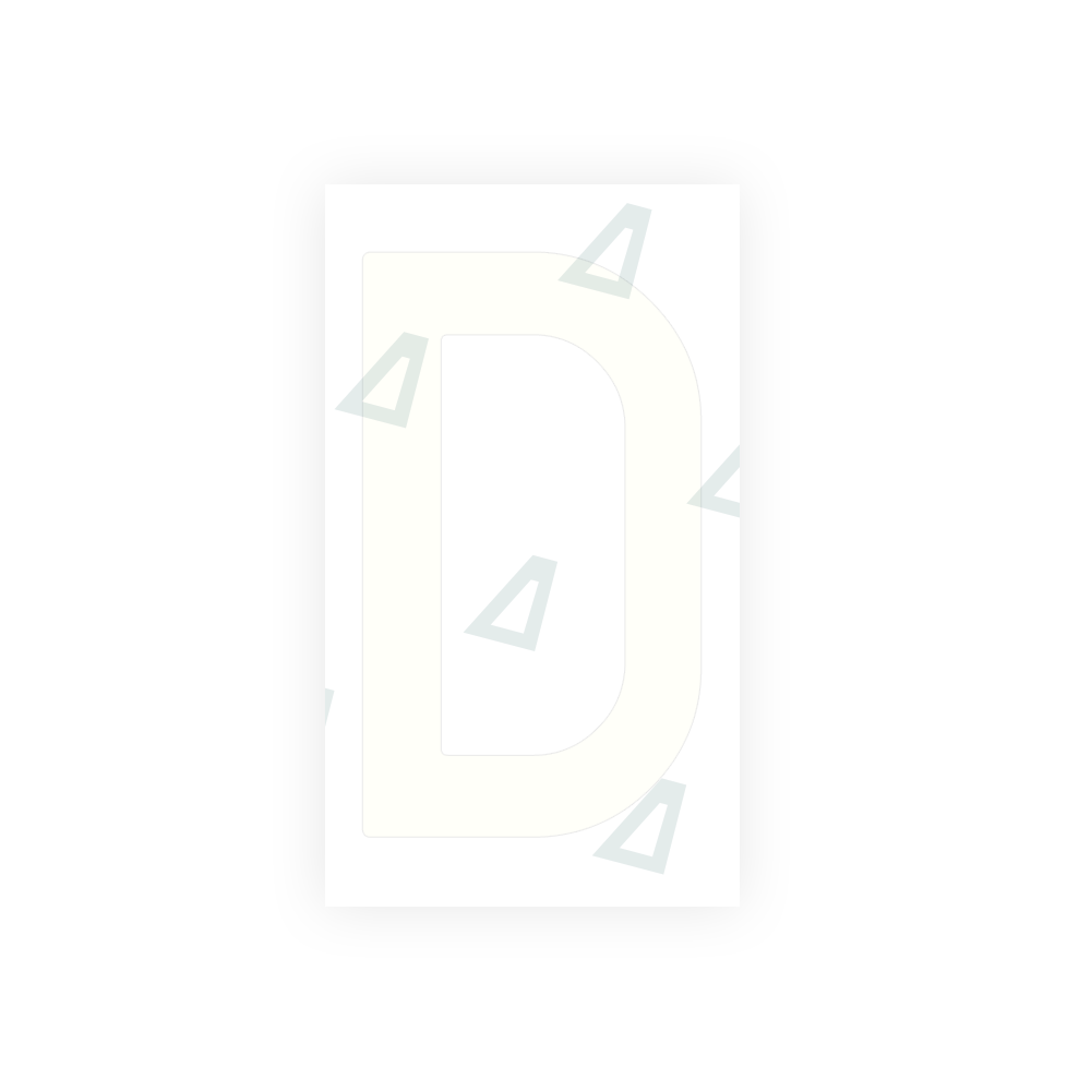 Alite Nanofilm for Spain Flat license plates - Symbol "D" - Alite