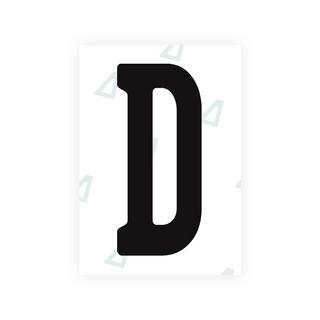 Alite Nanofilm for Guatemala license plates - Symbol "D" - Alite